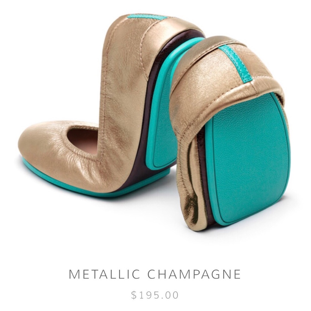 Tieks Champagne Size 9 GUC